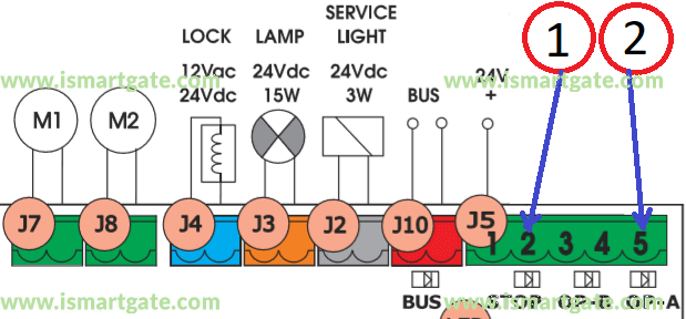 Wiring diagram for FAAC FAAC 391
